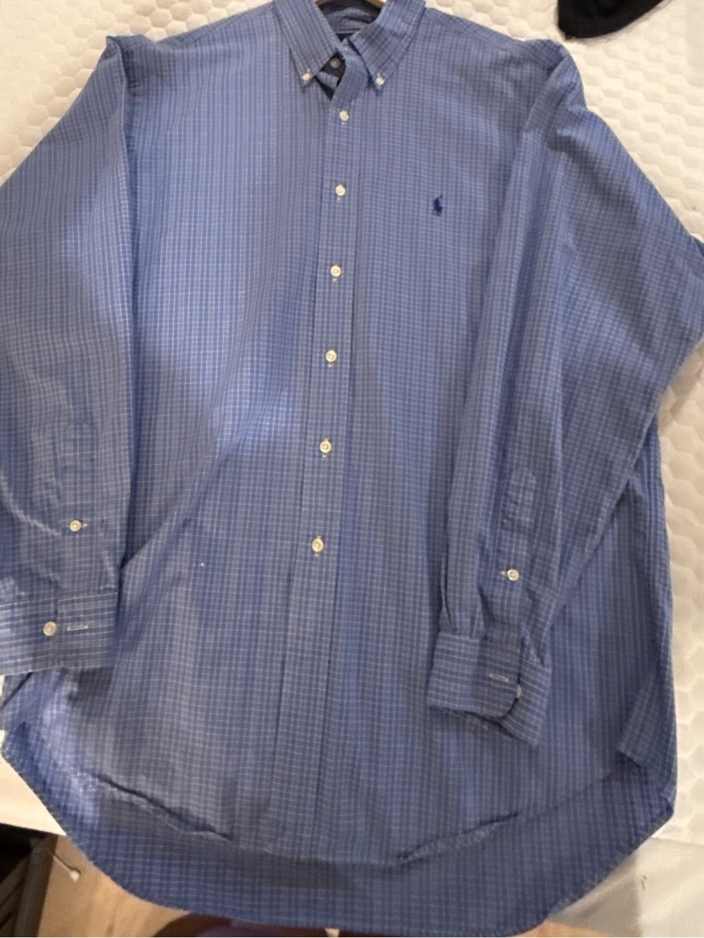 Ralph Lauren Polo Men’s Classic Fit Long Sleeve Plaid Button Down Large